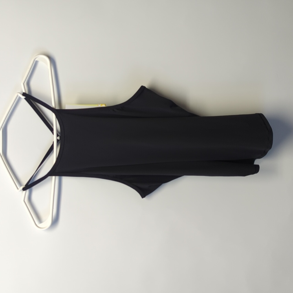 Women's Black Spaghetti Strap Athletic Tank Top - All in Motion